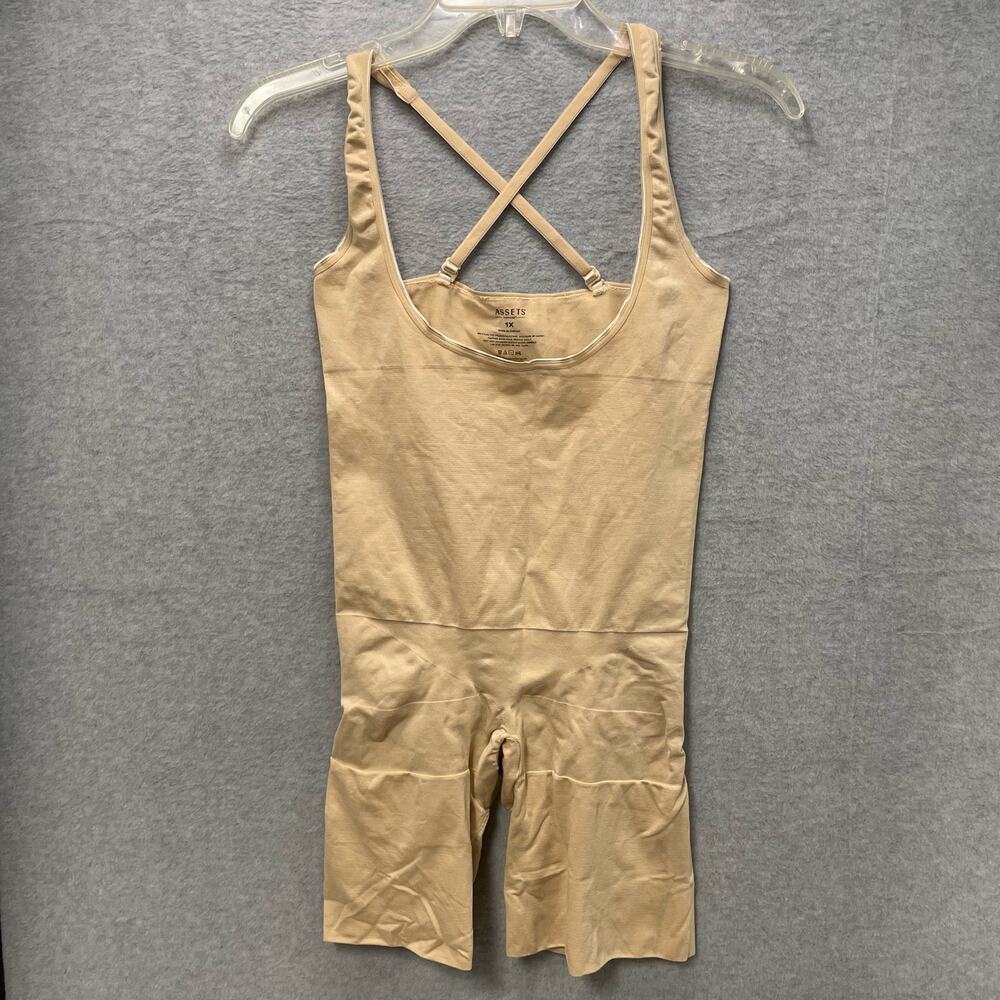 Assets By Spanx Nude Full Body Shapewear Size 1X - Picture 2 of 6